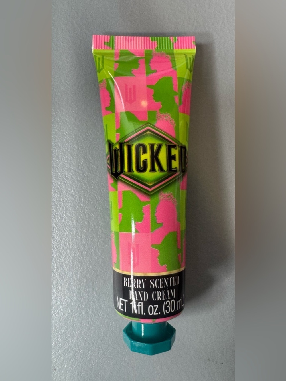 Wicked movie Berry Scented Hand Cream - Neon Pink & Lime 1oz travel